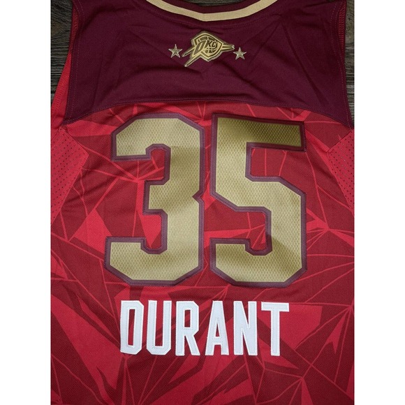 Vintage Kevin Durant OKC Jersey The West 2011 All Star Game Oklahoma Mens 2XL - Picture 7 of 7